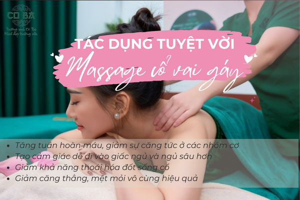 5 tác dụng nổi bật từ massage cổ vai gáy
