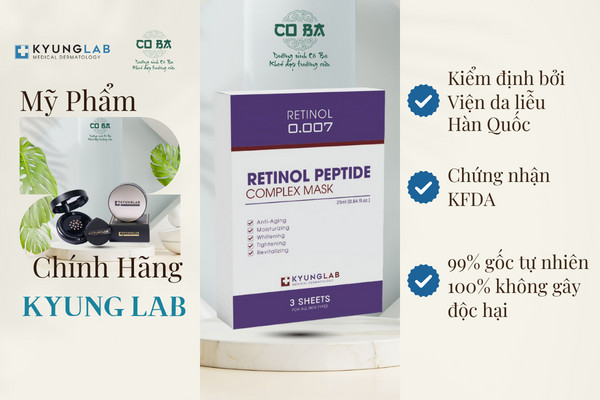 Kyung Lab là thương hiệu dược mỹ phẩm nổi tiếng từ Hàn Quốc, được kiểm định bởi viện da liễu Hàn Quốc với chứng nhận KFDA