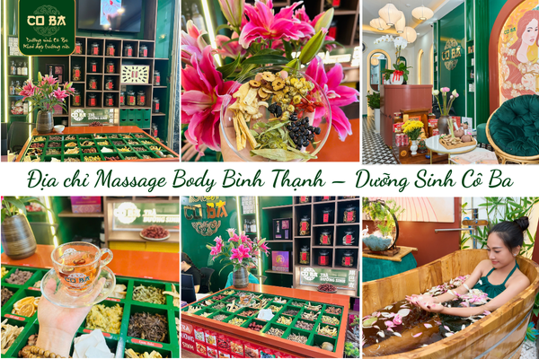 Địa chỉ Massage Body Bình Thạnh – Dưỡng Sinh Cô Ba