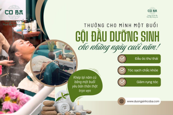 Trải nghiệm gội đầu dưỡng sinh tại Cô Ba có gì khác biệt