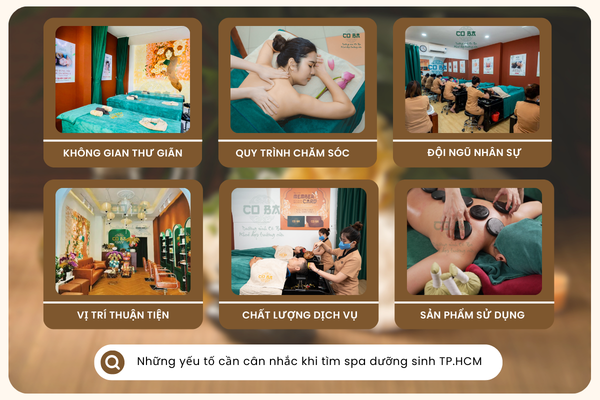 Những yếu tố cần cân nhắc khi tìm spa dưỡng sinh TP.HCM
